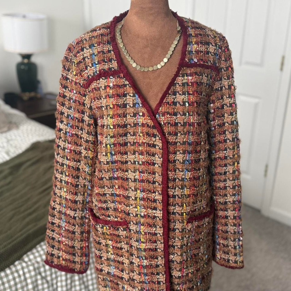 Anthropologie Tweed Blazer